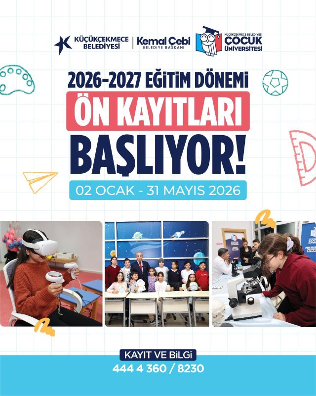 Çocuk Üniversitesi’nde Çok Yönlü Eğitim Yolculuğu Başlıyor