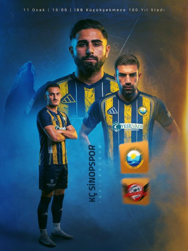 Maça Doğru: Küçükçekmece Sinopspor, İnkılap FSK yı kendi sahasında misafir ediyor.