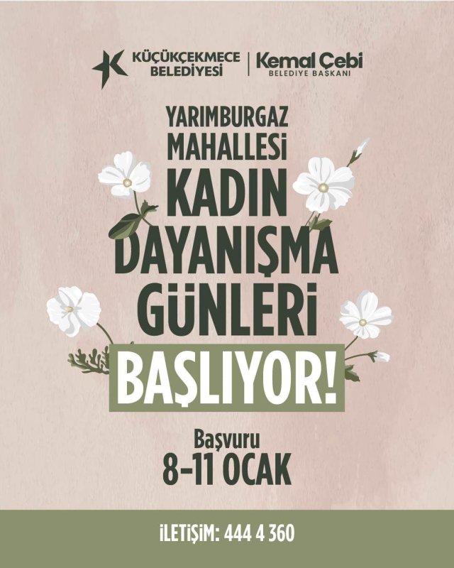 Yarımburgaz Mahallesi’nde Kadın Dayanışması Güçleniyor: Kadın Dayanışma Günleri Başlıyor