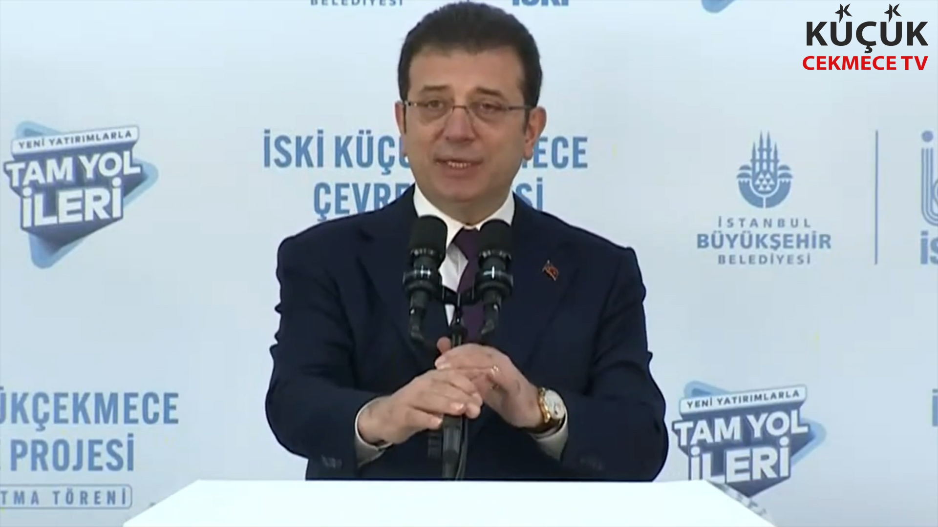 Ekrem İmamoğlu, Küçükçekmece Çevre Projesi Temel Atma Töreninde Önemli Açıklamalarda Bulundu