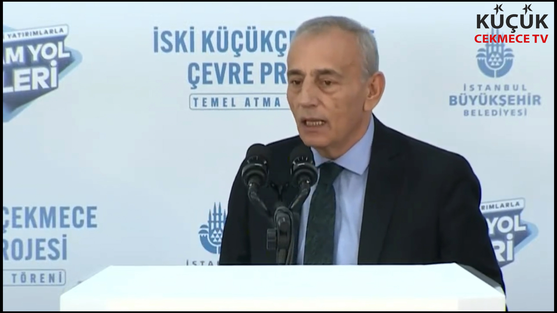 Kemal Çebi ,Küçükçekmece Çevre Projesi Temel Atma Töreninde Önemli Açıklamalarda Bulundu