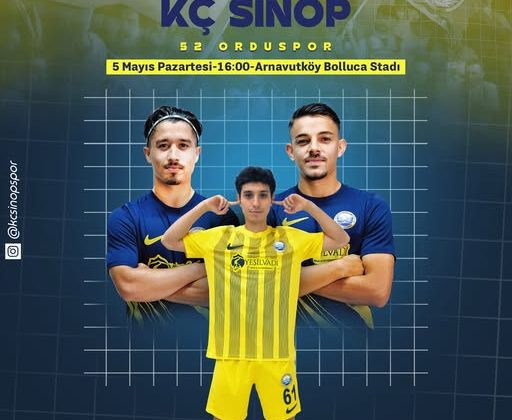 Maça Doğru: Küçükçekmece Sinopspor – 52 Orduspor FK