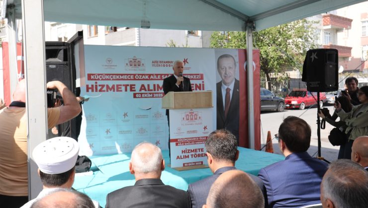 Küçükçekmece’de Yeni Aile Sağlığı Merkezi Hizmete Açıldı