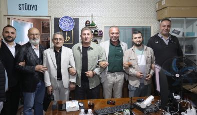 Anahtar Parti Küçükçekmece İlçe Başkanlığı’ndan Küçükçekmece TV’ye Anlamlı Ziyaret