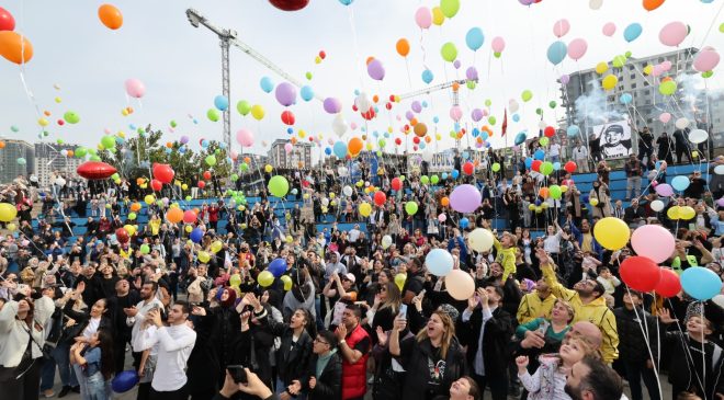 Küçük bir kahramanın büyük zafer: Emin Efe için balonlar gökyüzüne yükseldi